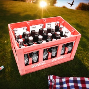 上海可口可乐玻璃瓶装200ml整箱带框整箱雪碧芬达橙味碳酸饮料