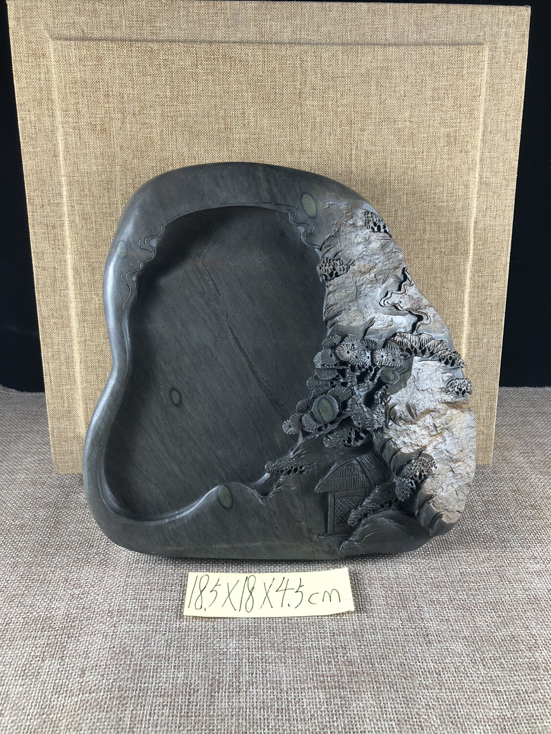 石博士文房四宝肇庆端砚端溪梅花坑手工制作砚台