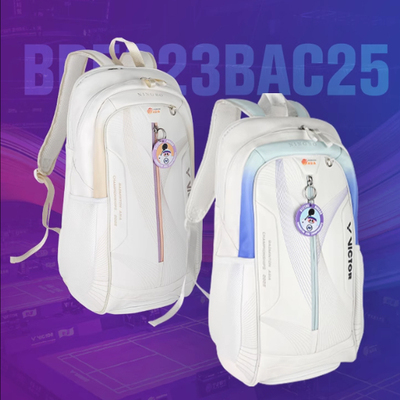 VICTOR威克多胜利2025新款宁波亚锦赛限定羽毛球双肩包BR5023BAC