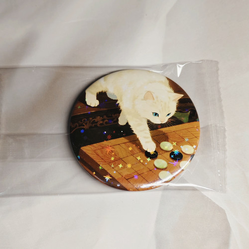烂柯一梦丨猫与围棋古风徽章58mm