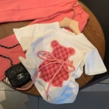 Нарукавники для отдыха, комплект, летняя одежда для девочек, дышащие шорты, штаны, в корейском стиле, короткий рукав, рукава фонарики