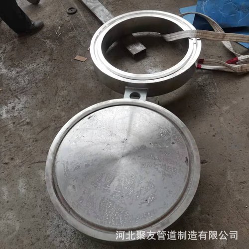 不锈钢304平面插板 8字盲板垫环凹凸碳钢A105 榫槽 环连接 手柄