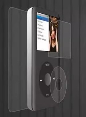 适用苹果ipod classic 80G/120G/160G全身保护膜高清透明贴圆转盘