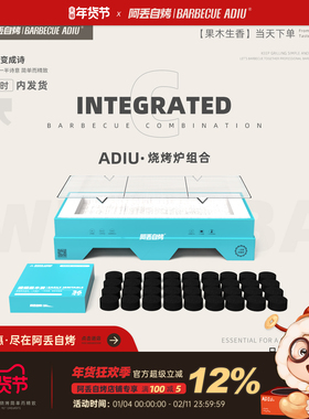 【阿丢自烤一次性烧烤炉】家用户外碳烤炉便携烧烤架小型烤肉炉子