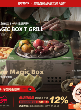 阿丢围炉煮茶炭炉家用室内烧烤烤肉户外一次性烧烤炉露营碳烤炉