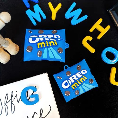 For AirPods 2 AirPods Case Cute cartoon French Fry/dinosaur baby/avocado silicon headphone Cover