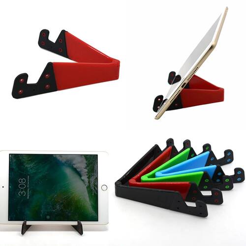 V-Shaped Universal Foldable Mobile Cell Phone Stand Holder f