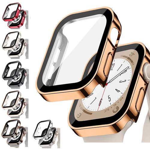 Tempered Glass+Case For Apple Watch band ultra2 44 mm 40mm