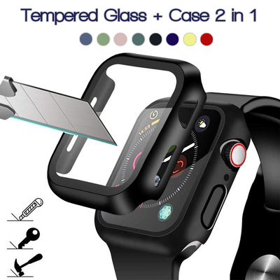 360 full Screen protector Bumper Frame matte hard Case for