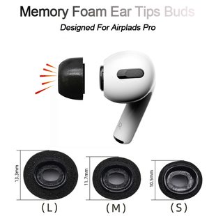 Noise Isolate Memory Foam Ear Tips for Airpods Pro Replacem