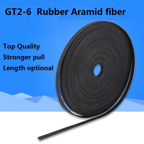 5m/10m//20m/50m/lot GT2-6mm / 10mm open timing belt GT2 bel