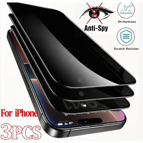 3PCS Privacy Screen Protector For iPhone 17 17e 16e 16 15