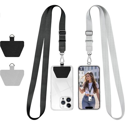 Mobile Phone Crossbody Bag Wristband With Patch Phone Strap
