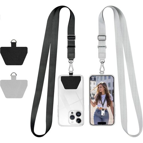 Mobile Phone Crossbody Bag Wristband With Patch Phone Strap