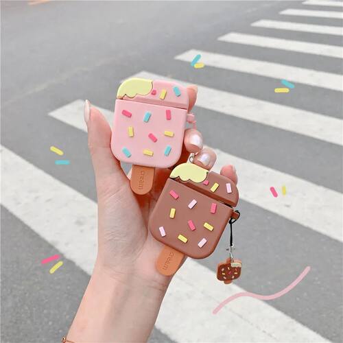 3D Ice Cream for AirPods 4 Case Wireless Headphone Cover