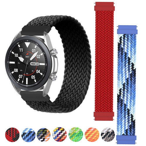 20mm 22mm Braided Solo Loop Band for Huawei GT 2 for