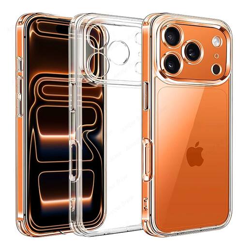 Clear TPU Lens Protection Phone Cases For iPhone 17 15 14