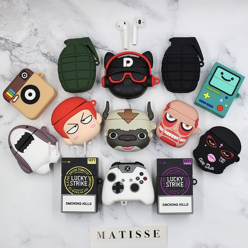 3D Cartoon Earphone Case for AirPods Pro Bluetooth Headset