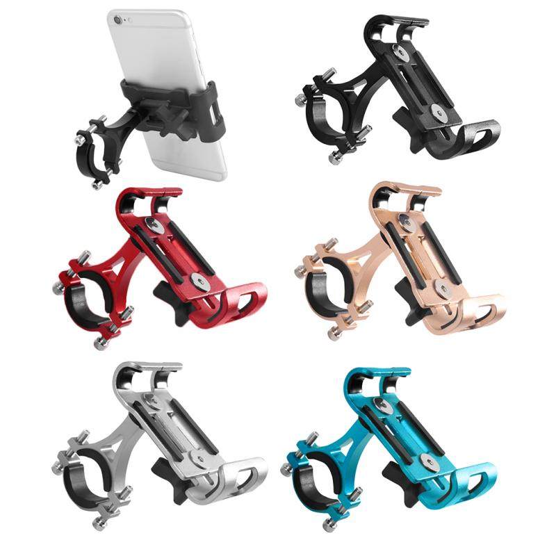 Metal Bike Phone Holder Aluminum Alloy Anti-slip Motorbike