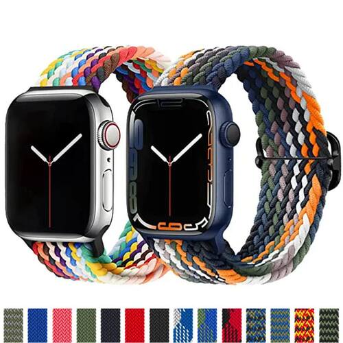 Braided Solo Loop For Apple watch band 49mm 45mm 41mm 44mm