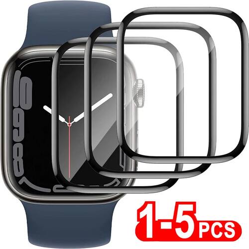9D Curved Soft Tempered Glass for Apple Watch Ultra 9 8 7