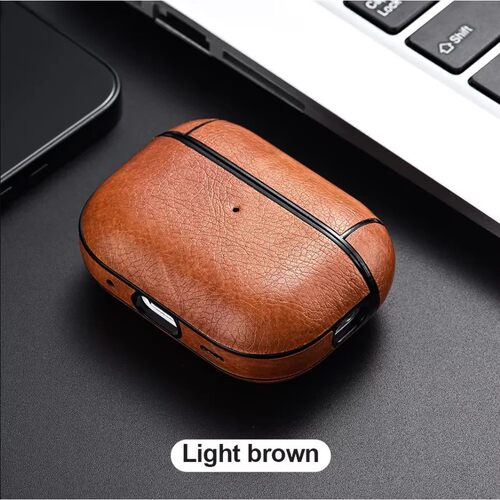 For Airpods Pro 3 4 Case Leather Business Earphone Cases