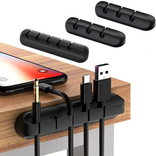 Silicone USB Organizer Cable Holder Cable Winder Desktop