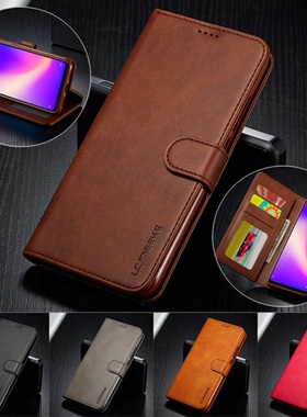 Luxury Leather Flip Case For Sasung S20 FE Note 20 S9 S10