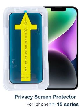 Privacy Glass For iphone 15 Pro Max 12 11 14 13 Pro Max