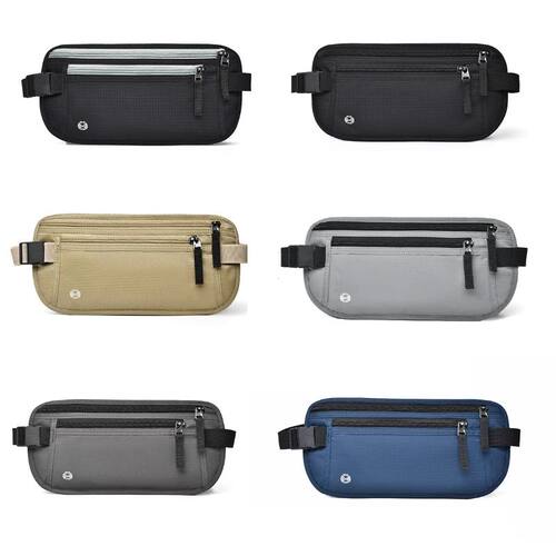 Invisible Travel Waist Pack Pouch for Passport Money Belt