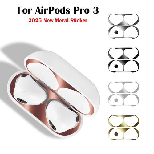 For AirPods Pro 3 Dust-proof Scratchproof Sticker For