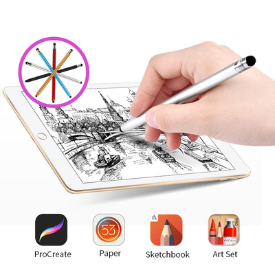 Metal Stylus Pen For Phone Dual Touch Plug Android Tablet