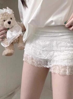 安全裤甜美可爱蕾丝裙夏季薄款
