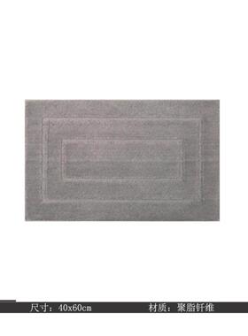 样板间卫生间浴室地垫门垫酒店加厚吸水长毛脚垫毛巾垫浴缸摆件