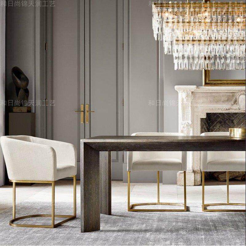 北美黑胡桃木餐桌意式轻奢实木桌北欧极简纯原木大板桌书桌会议桌,住宅家具,实木餐桌,淘宝优惠券,粉丝福利购,淘宝优惠卷