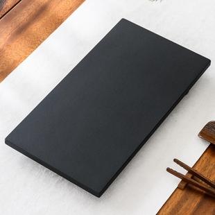 茶桌电磁炉空位盖板茶盘乌金石面板20*37可定制尺寸规格图案嵌入