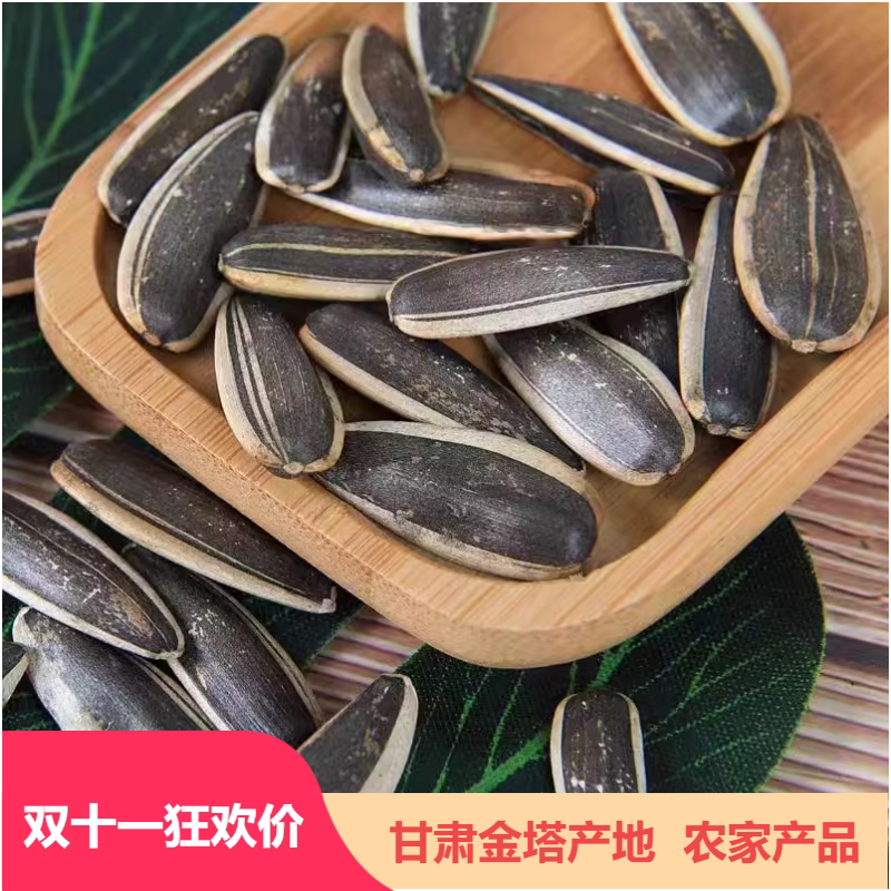 甘肃新货生瓜子内蒙古葵花籽大颗粒饱满休闲原味生葵花子新鲜散装