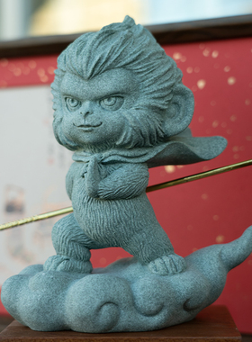 国潮摆件齐天大圣实心手作
