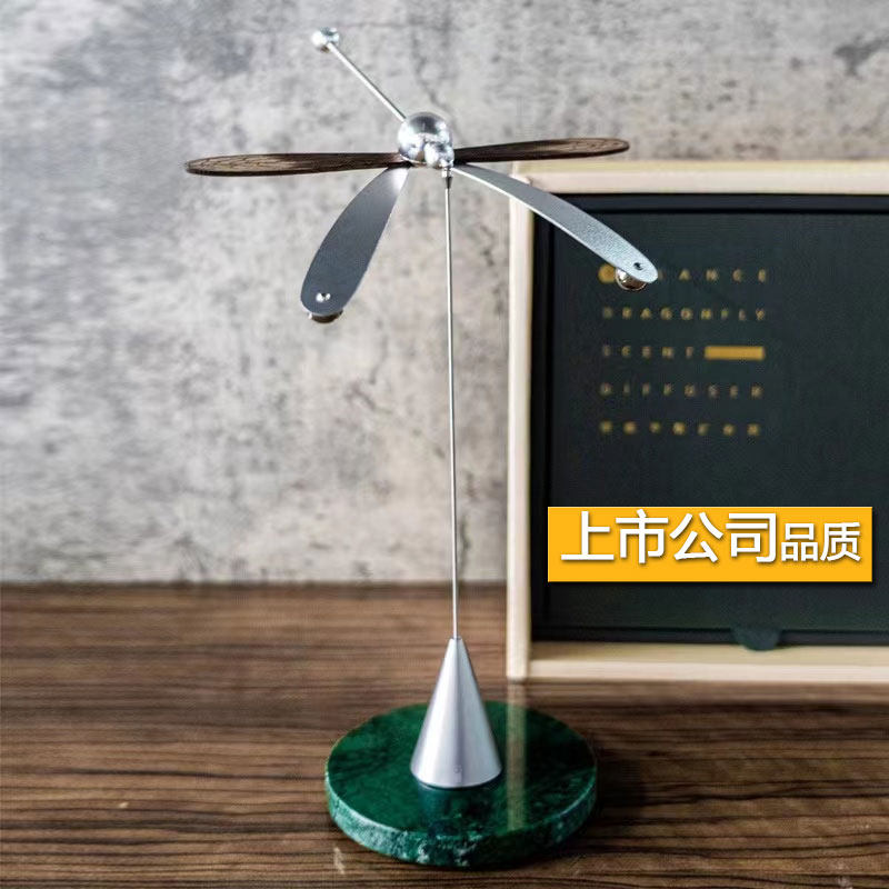 《夏意》无火香薰摆件平衡蜻蜓扩香器卧室房间室内家用持久毕业礼