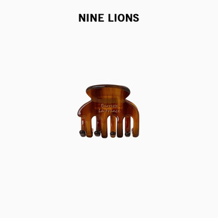 九只狮子 醋酸小号抓夹后脑勺鲨鱼夹马尾夹复古百搭发饰女 饰品