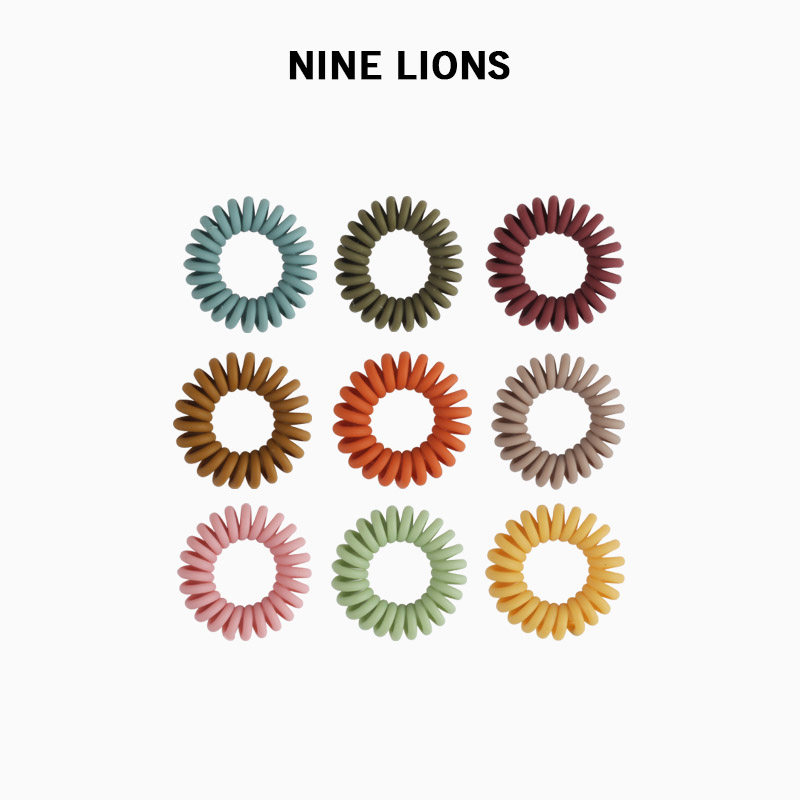 九只狮子发圈电话线橡皮筋