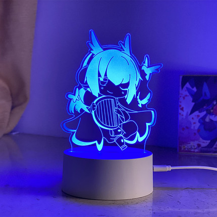 光遇周边小夜灯白鸟巫师虚荣花环初始公仔玩偶生日礼物手办小摆件