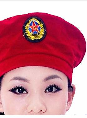 2025新款男女表演舞台演出贝蕾帽成人学生儿童幼儿园