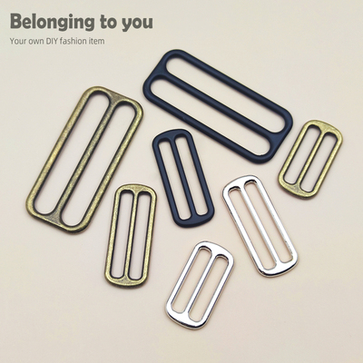 金属防滑日字扣包带调节扣织带扣背包三档扣衣服腰带箱包装饰配件