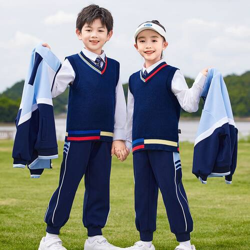 小学生校服春秋装三件套