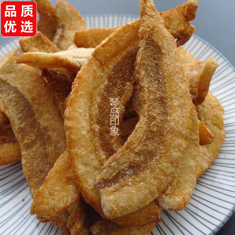 琴岛印象脂渣干炸猪肉粕猪油渣即食生酮零食青岛肉渣不加糖无淀粉