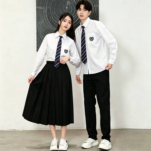 毕业照班服衬衫套装学院