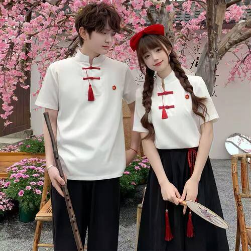 高中班服古风改良汉服男