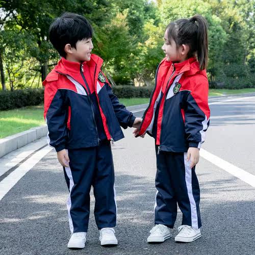 秋冬季小学生校服套装三