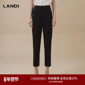 女通勤2024秋新品 LANDI高级感职业直筒西装 商务知性 小脚裤